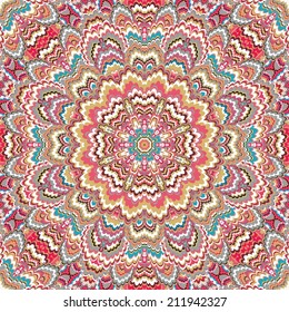 Seamless decorative pattern  - Ebru, Paper marbling turkish style