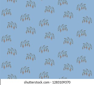 seamless decorative pattern with flowers