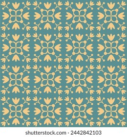 Patrón decorativo sin fisuras con fondo de pantalla de flores de cumpleaños festivo diseño de decoración de arte para textil, papel