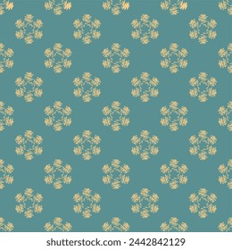 Nahtloses dekoratives Muster mit Blumen Tapete Festliche Geburtstag Hintergrund Kunst Dekor Design für Textil, Papier
