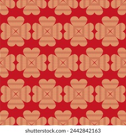 Seamless decorative pattern with flowers wallpaper festive  birthday background art decor design for textile, paper