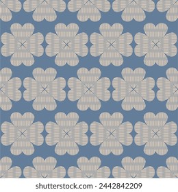 Seamless decorative pattern with flowers wallpaper festive  birthday background art decor design for textile, paper