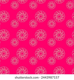 Seamless decorative pattern with flowers wallpaper festive  birthday background art decor design for textile, paper