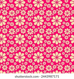 Patrón decorativo inconsútil con el diseño festivo del arte del cumpleaños del Fondo de pantalla de las flores del fondo para el textil, papel