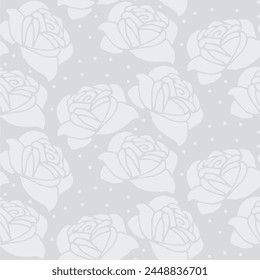 Seamless decorative pattern with flowers wallpaper festive  birthday background art decor design for textile, paper
