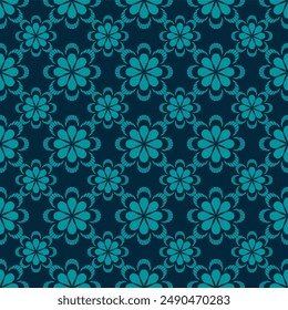 Patrón decorativo inconsútil con el diseño festivo del arte del cumpleaños del Fondo de pantalla de las flores del fondo para el textil, papel	
