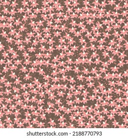 Decoración sin inconfundibles con flores. Imprimir para textil, papel pintado, cubiertas, superficie. Para tela de moda. Millefleurs de estilo moderno.
