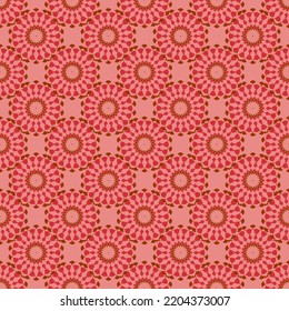 Seamless decorative pattern in modern style. Colorful ornamental texture. 