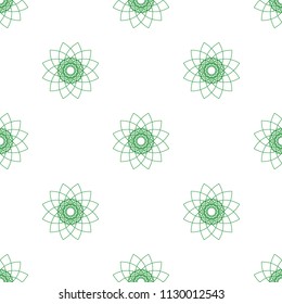 Seamless decorative pattern. Oriental pattern.