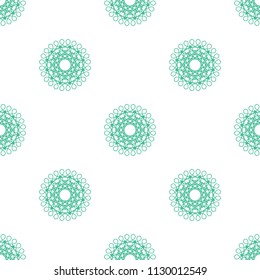 Seamless decorative pattern. Oriental pattern.