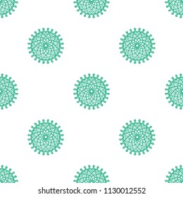 Seamless decorative pattern. Oriental pattern.