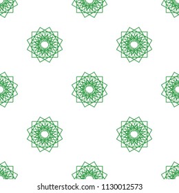 Seamless decorative pattern. Oriental pattern.