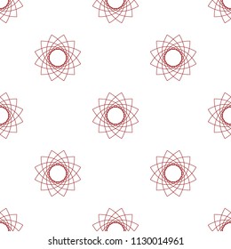 Seamless decorative pattern. Oriental pattern.