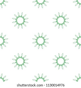 Seamless decorative pattern. Oriental pattern.