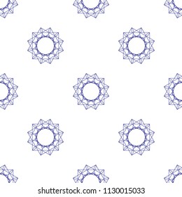 Seamless decorative pattern. Oriental pattern.