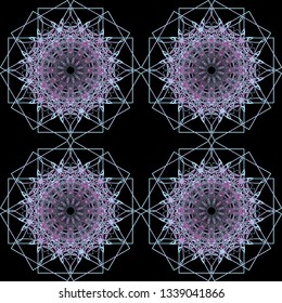 Seamless decorative pattern. Oriental pattern. 
