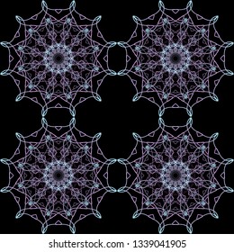 Seamless decorative pattern. Oriental pattern. 
