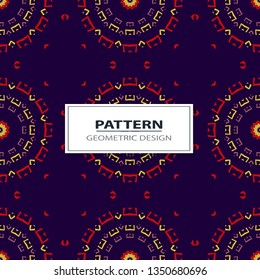 Seamless decorative pattern. Oriental pattern.
