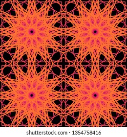 Seamless decorative pattern. Oriental pattern. 