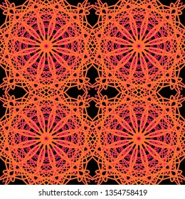 Seamless decorative pattern. Oriental pattern. 