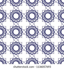 Seamless decorative pattern. Oriental pattern. Vector geometric illustration.