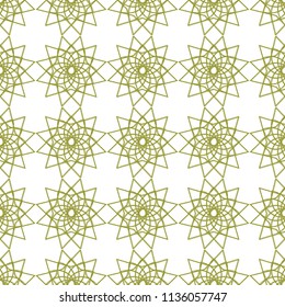 Seamless decorative pattern. Oriental pattern. Vector geometric illustration.