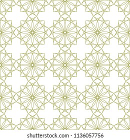 Seamless decorative pattern. Oriental pattern. Vector geometric illustration.