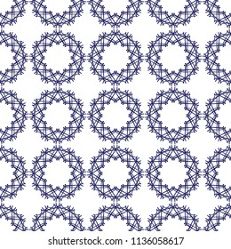 Seamless decorative pattern. Oriental pattern. Vector geometric illustration.