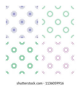 Seamless decorative pattern. Oriental pattern. Vector geometric illustration.