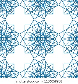 Seamless decorative pattern. Oriental pattern. Vector geometric illustration.
