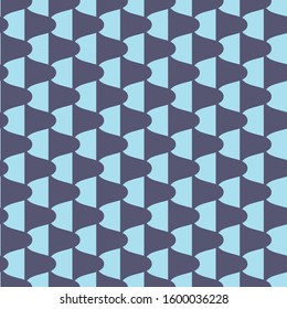 seamless decorative pattern with repeated overlapping bell shapes