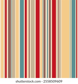 Seamless decorative pattern with stripes print for textile, paper, pak etc geometric design 