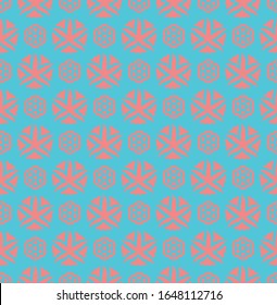 estampado decorativo impecable con flores estilizadas y estriberas en colores con sensación de verano