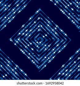 Nahtlose Dekoration von stilisierten rhombus Formen. Abstrakter Hintergrund für Textilien, Papier, Schreibwaren, Stoffdesign.