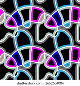 Seamless decorative pattern for textile, texture.