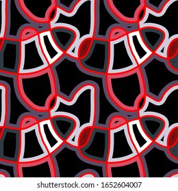 Seamless decorative pattern for textile, texture.