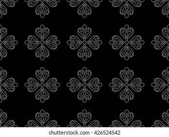 Seamless decorative pattern, vector background