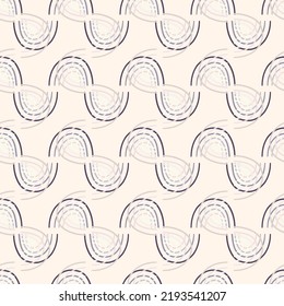 Seamless decorative pattern. Vector illustration in modern minimalist style. 