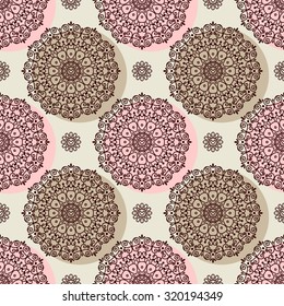 Seamless decorative pattern. Vintage. Oriental pattern.