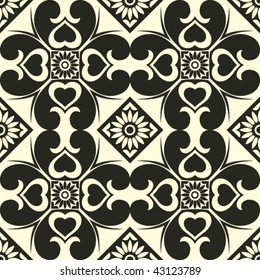 seamless decorative pattern,vector illustration