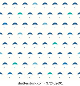 Seamless Decorative Umbrella Pattern