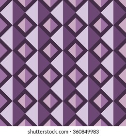 Seamless decorative vector background with abstract geometric pattern