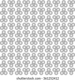 Seamless decorative vector background with abstract geometric pattern