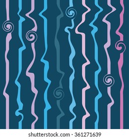 Seamless decorative vector background with abstract geometric pattern