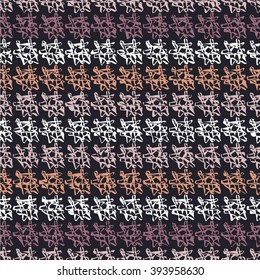 Seamless decorative vector background with abstract shapes. Print. Cloth design, wallpaper. 