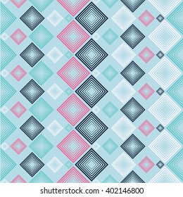 Seamless decorative vector background with abstract shapes. Print. Cloth design, wallpaper.