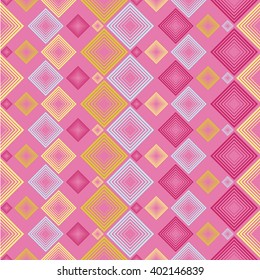 Seamless decorative vector background with abstract shapes. Print. Cloth design, wallpaper.