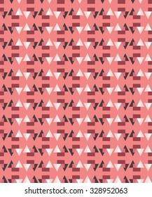 Seamless decorative vector background with geometric shapes
