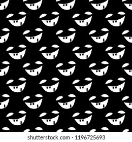 Seamless decorative vector background Happy Halloween. Pumpkins. Doodle. Brushwork. Hand hatching. Can be used for wallpaper, textile, invitation card, wrapping, web page background.