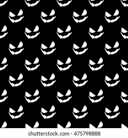 Seamless decorative vector background Happy Halloween. Print. Repeating background. Cloth design, wallpaper.